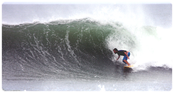 Deep Blue Barrels surfing in Costa Rica